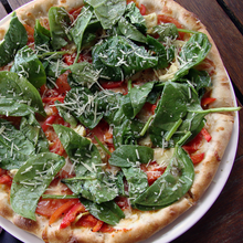Spinach Margarita Pizza