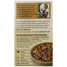 Dr. McDougall's Right Foods Organic Soup, Tortilla