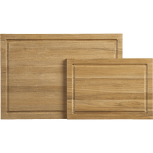 FSC Teak Rectangular Cutting Boards with Well