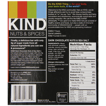 KIND Nuts & Spices, Dark Chocolate Nuts & Sea Salt