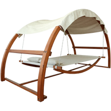 Leisure Season SBWC402 Swing Bed with Canopy