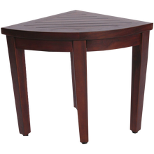Oasis Bathroom Teak Corner Shower Seat Stool Chair Bench Sitting