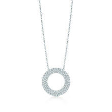 Three-row circle pendant