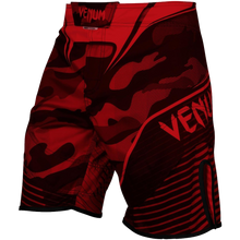 Venum Camo Hero Fight Shorts in Red