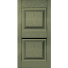 Vinyl Raised Panel Shutters
